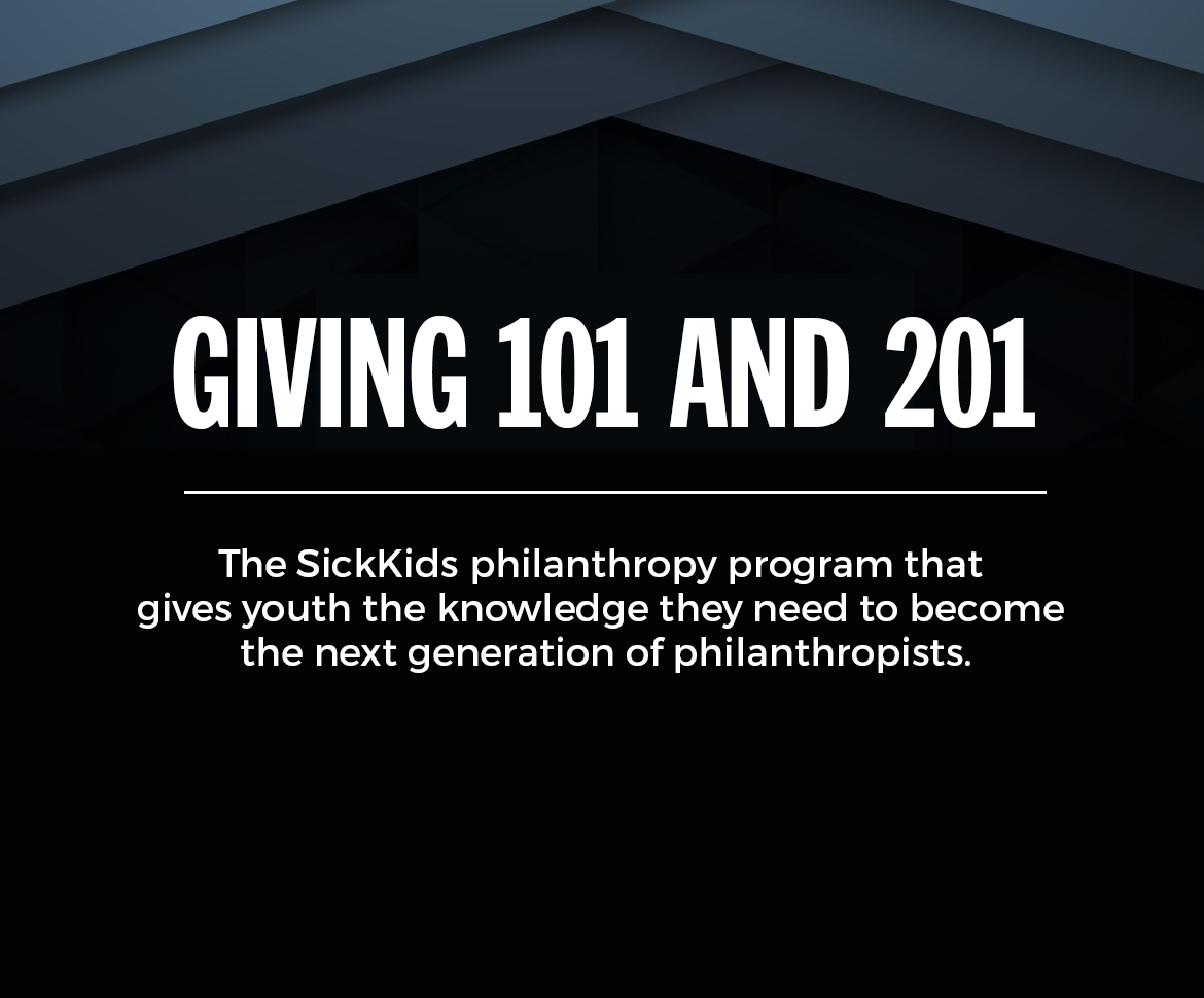 Giving 101 and 201